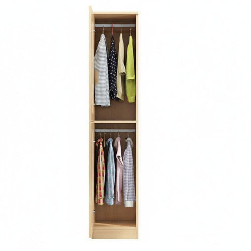 2-Door Wardrobe with Drawers complimentarystanding Bedroom Furniture sturdy Construction