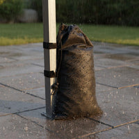 Tent Leg Weight Bag Drawstring Closure Canopy Weight Sandbag Wide Opening Sandbag Anchor for Beach, Patio