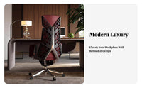 Highspine Support Ergonomic Chair fluidRolling Casters Office Furniture Reclining Spine Supportrest Adjustable Headrest