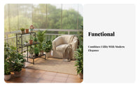 3-Tier Step Planter Holder Multitier Design 3-Tier Ladder Rack Floor-Standing