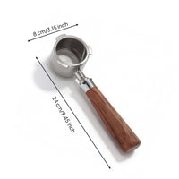 Bottomless Portafilter Stainless Steel Portafilter Removable Coffee Tool for Espresso Lovers