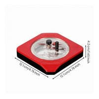 Adjustable Circle Slim Office Supplies Red and Black