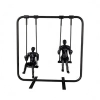 Tabletop Swing Ornament Rounded Rectangular Frame Swing Ornament Black