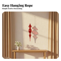 Crystal Raindrop Ornament Light-Reflecting Glass Icicle Ornament Elegant Design