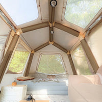 Multi-Room Inflatable Camping Tent Protection Family Camping Tent Rainproof Spacious for Families