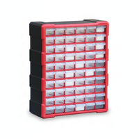 Grid Layout Small Parts Drawer Organizer for Electronics Bench