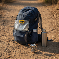 Portable Folding Water Bag for Outdoor Camping Hiking, Large Capacity Collapsible Water Container