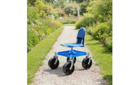 Garden Stool with Tool Bag Rotating Garden Seat with Wheels Swivel Gardening for Gardeners, Flower Bed