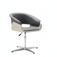 Upholstered Pedestal Chair Adjustable Height Seating Furniture Modern look