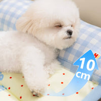Foldable Pet Mat with Pillow Easy to Clean Waterproof Dog Sleeping Pad for Dogs
