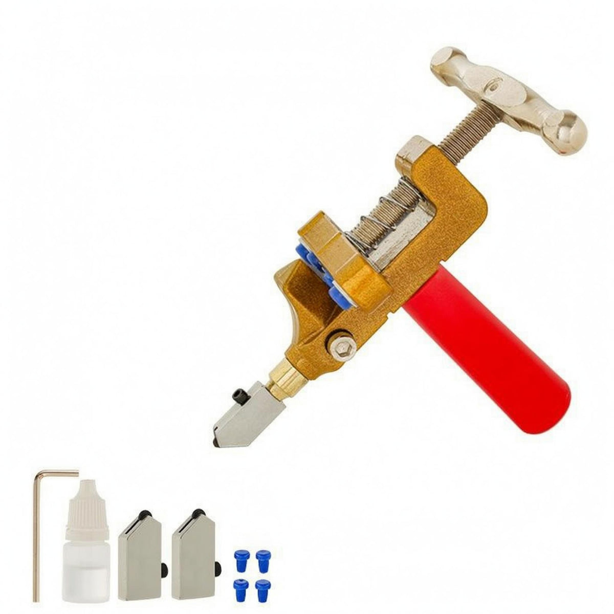2-in-1 Glass Tile T-Handle Tile and Glass Side Grip