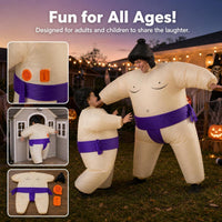 Inflatable Sumo Wrestler Costume for Adults and Kids - Halloween, Cosplay, and Party Wear