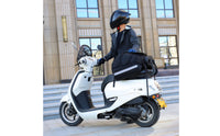 Motorcycle Tail Bag with Straps Strap-Mount Motorcycle Rear Seat Bag Large Capacity for Motorcyclists, Commuters