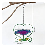 Heart Shaped Bird Feeder Weather-Resistant Hanging Flower Bird Feeder for Yard