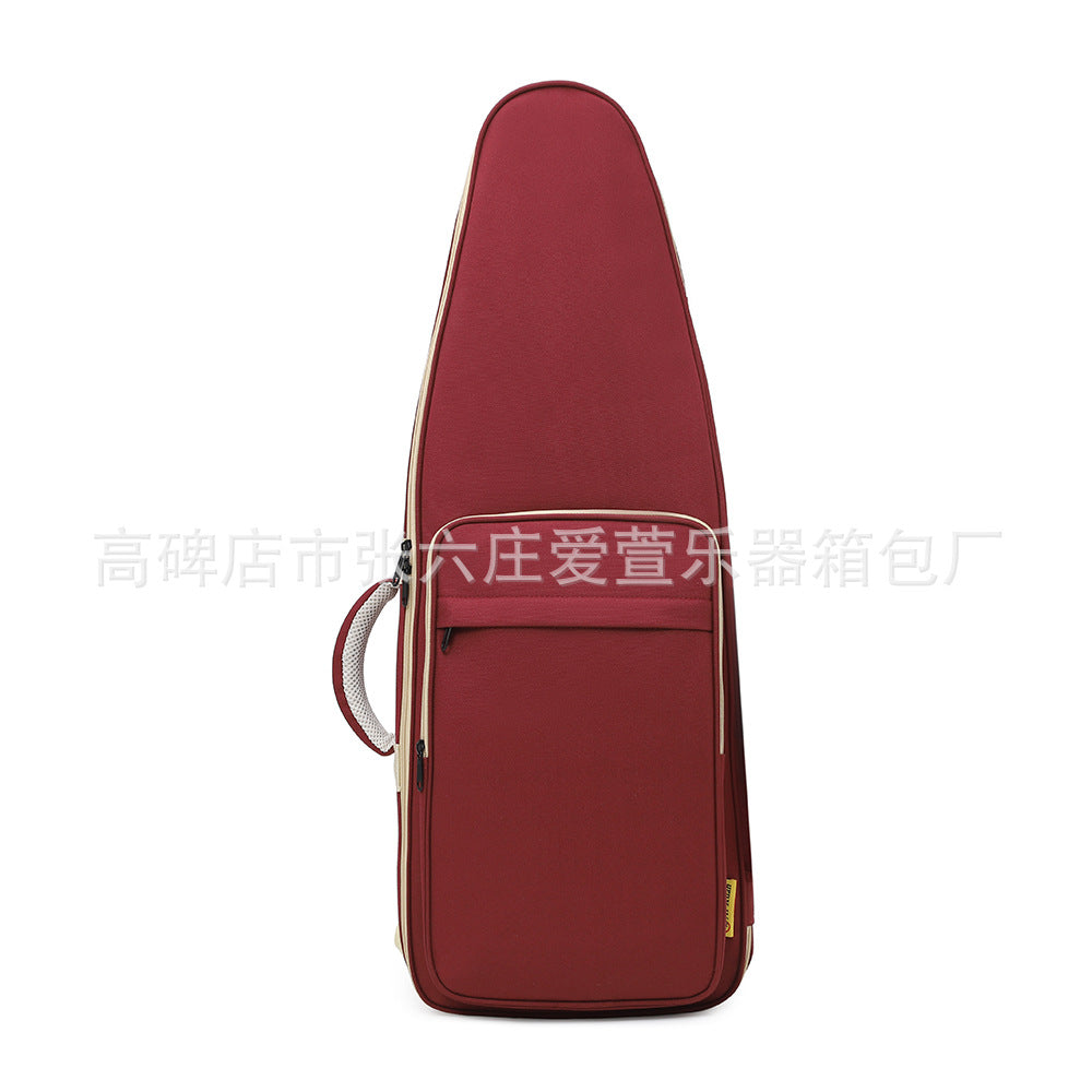 Red / Bamboo Flute Bag