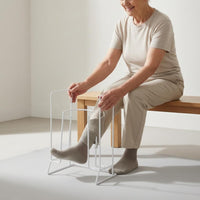 Oval Top Opening Metal Sock Aid Welded Joints Wire-Frame Sock Aid