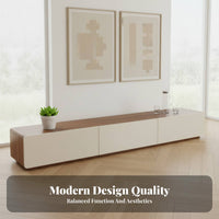 Retractable Media Stand with Coffee Table Extendable Design for Home, Homeowners
