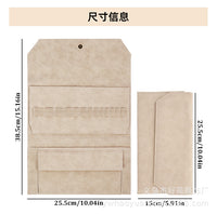 亚马逊可拆卸环形针收纳包便携PU可折叠13付装毛线针织配件工具包