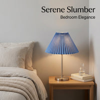Light Shade Lampshade for Table Lamps with Foldable Pleated Design, Textile for Living Room and Bedroom