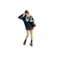 School Girl Miniature Tiny 1:64 Scale Figure Compact for Hobbyists
