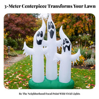 Outdoor Halloween Inflatable | Inflatable specter, Illuminated Night Display, inflatable specter, for Lawn