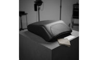 Leather Motorcycle Rear Seat Cushion Stitched Finish Pillion Seat Foam Padding