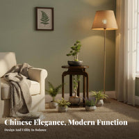 Oriental Pot Stand Unattachedstanding Planter Holder Multi-Purpose for Balcony