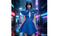 Flight Attendant Cosplay Costume Full Set Flight Attendant Costume Long-Lasting