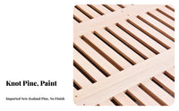 Knotwithunfurl knots Surface Roll-unfurl Slat Frame Moisture-Resistant Mattress Foundation Sturdy Support Bed Base Promotes ventilation for Students, Homeowners, DIY aficionados, Guest Room, Dormitory, Apartment, Home