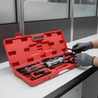 11-Piece Slide Hammer Depression Repair Tool Kit Long-Lasting Slide Hammer Depression Puller Set Portable Auto Body Repair Kit with Carrying Case Sturdy for Workshop