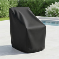 Dustproof Outdoor Chair Cover Waterproof Patio Chair Cover Full-Coverage Fitted for Garden, Balcony