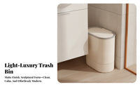 Space-Saving Trash Can with Lid | Compact Upright Form, Small toilet Trash Can with Lid, for Toilet