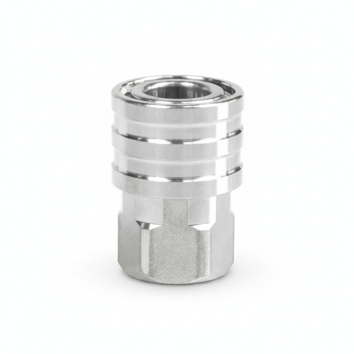 Female Thread Stainless Steel Connector Cylindrical Stainless Steel Pressure Washer Adapter
