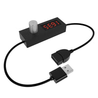 USB 24-Hour Adjustable Timer Power Off Switch with Countdown for Aquarium
