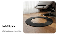 Round Recliner Grip Scratch-Resistant Round Recliner Pad Noise Reducing Furniture Grip Pad