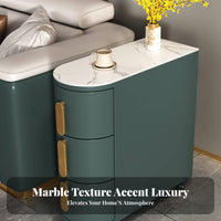 Narrow Rolling Cart Space-Saving 3-Tier Narrow Storage Unit Modern Design