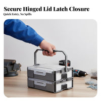 Compartmentalized Storage Case Multi-Compartment Compartmented Hardware Case