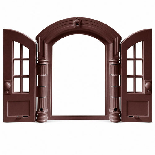 French Pet Door Latchable Pet Door with Latch Easy Access for Bedroom