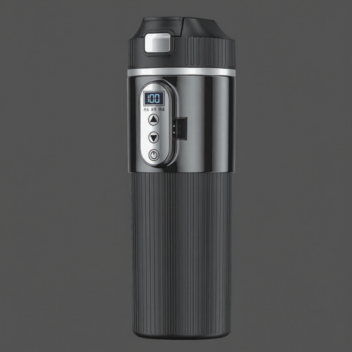 Heated Car Mug, 12V/24V, Fast Boil, Auto Shutoff, Travel