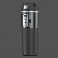 Heated Car Mug, 12V/24V, Fast Boil, Auto Shutoff, Travel