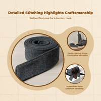 Wool Cloth Belt, Black Waist Tie, Sports, Party