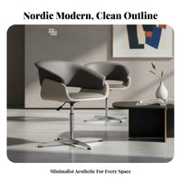 Upholstered Pedestal Chair Adjustable Height Seating Furniture Modern look
