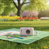 Flip Lens Kids Camera High-Definition Electronic Toy Easy to Use for Travel