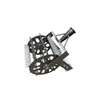Manual Wheeled Weeding Hoe with Serrated Roller and Manganese Steel Blade