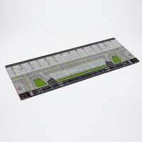 Large-Format Runway Scene Board Printed Aircraft Display Base for Collectors, Hobbyists