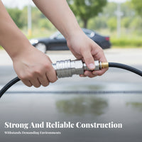 Female Thread Stainless Steel Connector Cylindrical Stainless Steel Pressure Washer Adapter