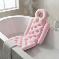 Bathtub Cushion Mat Non-Slip Bathtub Backrest Cushion Skin-Friendly Material
