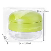 Press-Style Garlic Chopper Grid Kitchen Tool Transparent