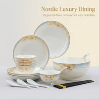 Youthful Bloom Bone China Dinnerware Set