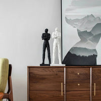 Modern Creative Resin Mosaic Figure Decoration for Home